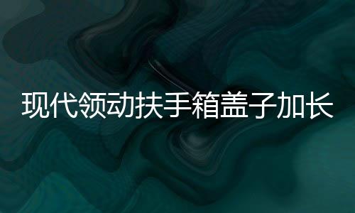 現(xiàn)代領(lǐng)動扶手箱蓋子加長領(lǐng)動汽車中央儲物盒改裝高配滑動伸縮配件