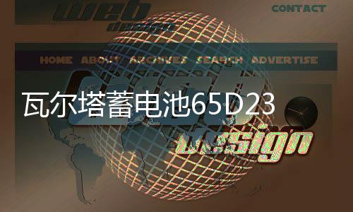 瓦爾塔蓄電池65D23L汽車電瓶 適配卡羅拉朗動(dòng)花冠奇駿  藍(lán)標(biāo)