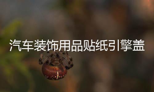 汽車裝飾用品貼紙引擎蓋貼花車頭蓋  WRC貼紙刮痕機(jī)蓋貼改裝拉花