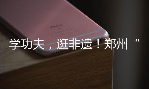學功夫，逛非遺！鄭州“功夫集市”開市啦……