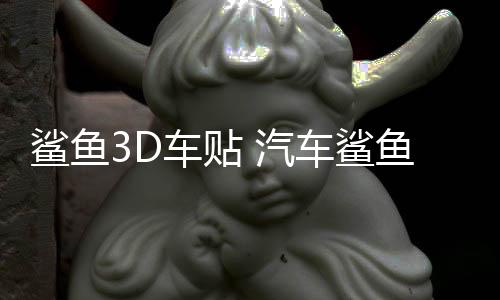鯊魚(yú)3D車(chē)貼 汽車(chē)鯊魚(yú)車(chē)身貼紙 改裝車(chē)飾貼立體拉花腰線劃痕遮擋貼