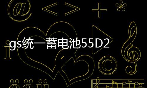 gs統(tǒng)一蓄電池55D23L-KR適配豐田卡羅拉花冠比亞迪雅閣汽車電瓶12v